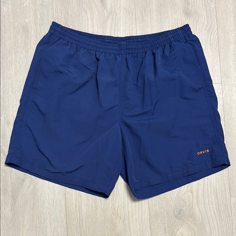 🔥BUNDLESALE Mens L Orvis Swim Trunks Bathing Swim Suit